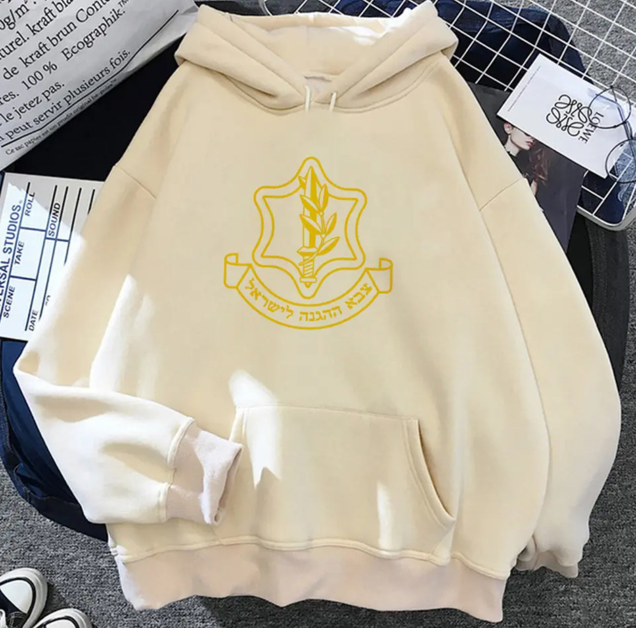 Israel Hoodie - Cream