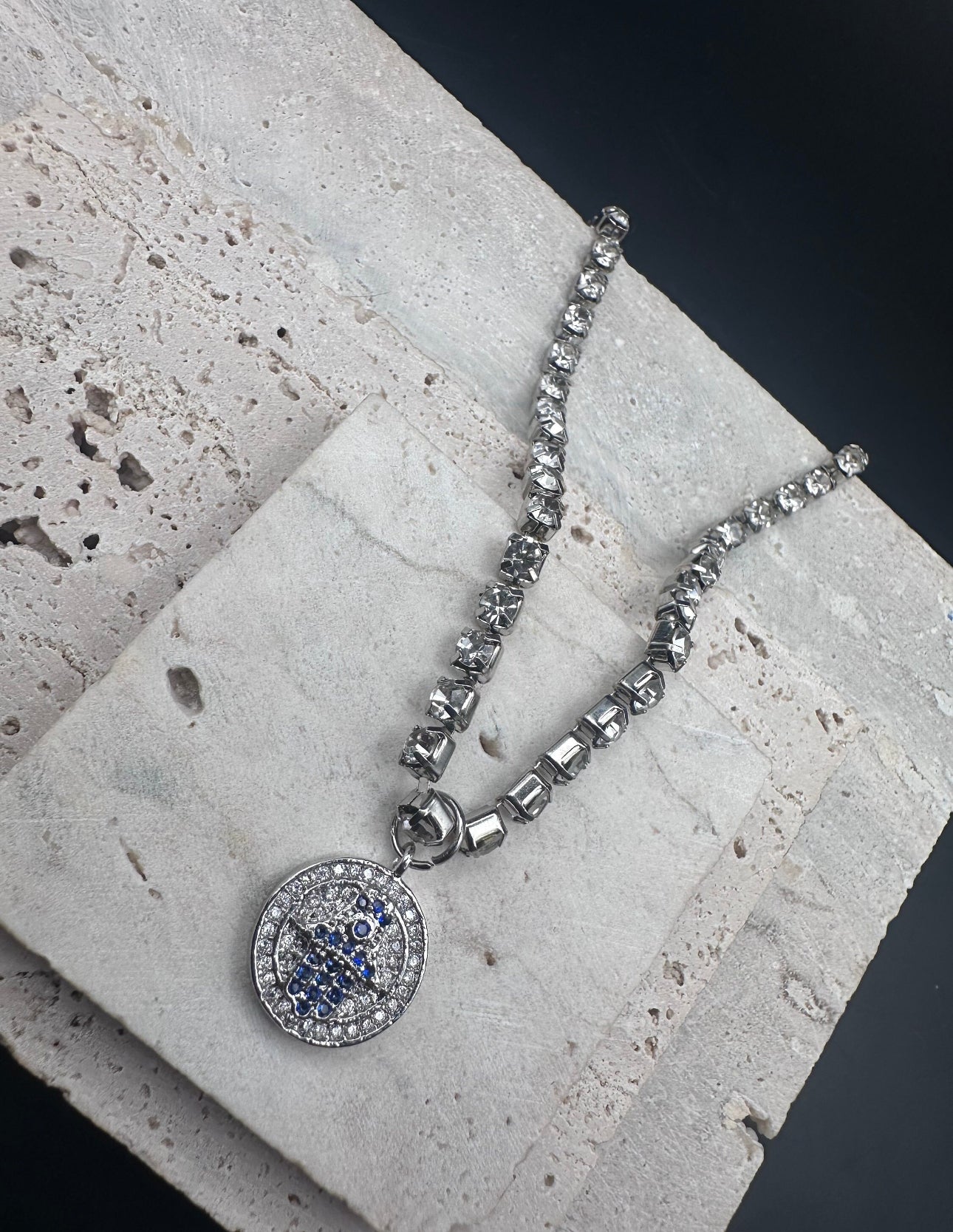 Diamond Hamsa Choker Necklace