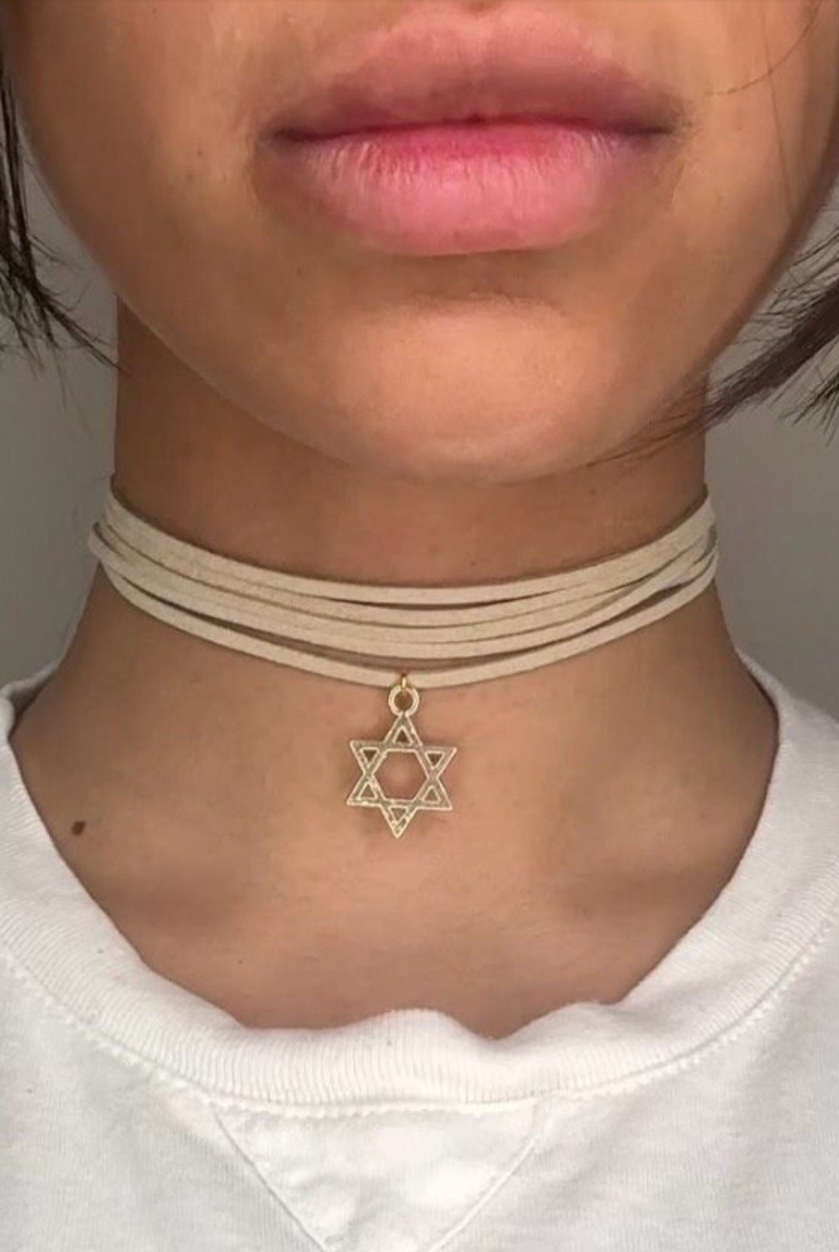 DIFFERENT COLORS AVAILABLE Women’s Custom Choker Necklace With Choice of Pendant