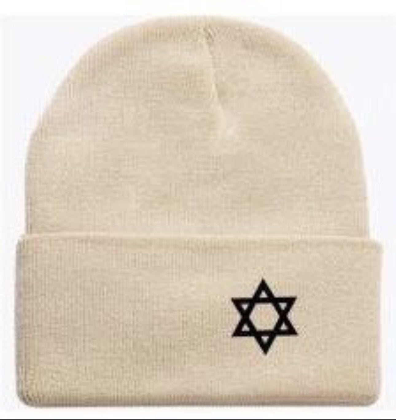 Am Israel Chai - Israel Star of David Beanie