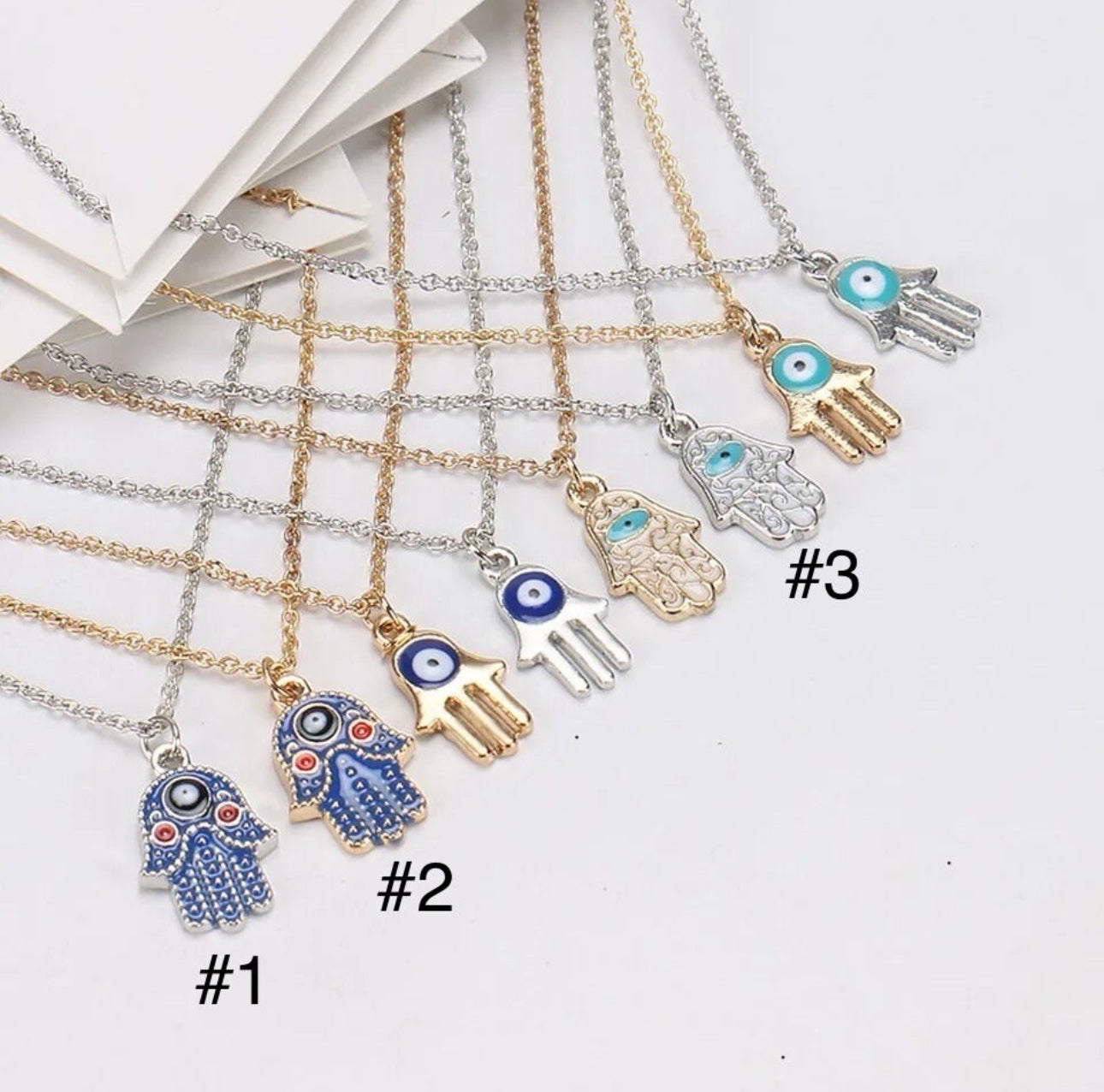 Hamsa Necklace - Choose from 3 Styles