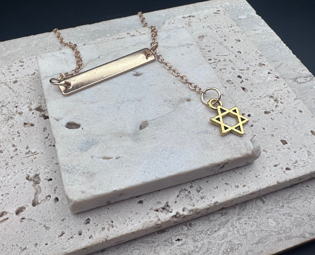 Multiway Gold Magen David Necklace