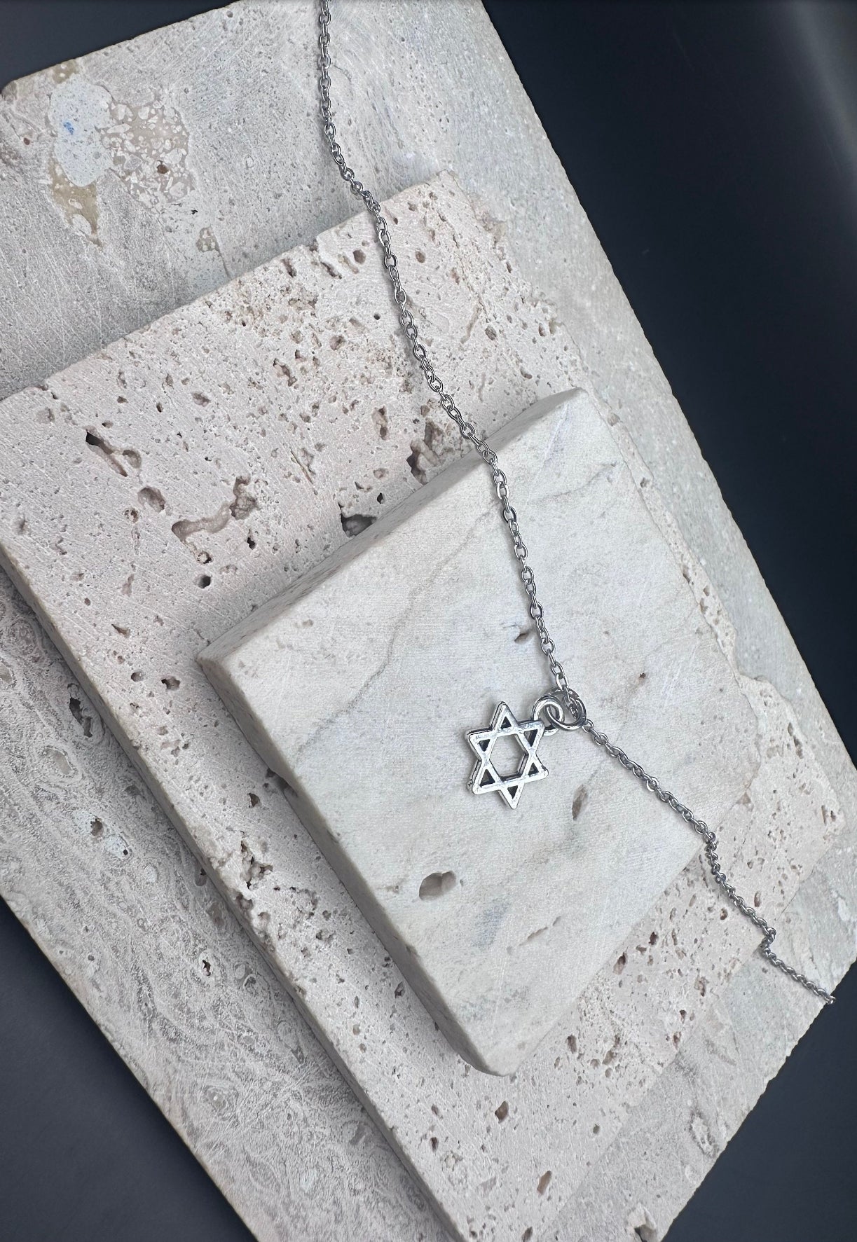 Silver Magen David Star of David Pendant Necklace