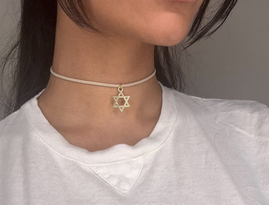 DIFFERENT COLORS AVAILABLE Women’s Custom Choker Necklace With Choice of Pendant