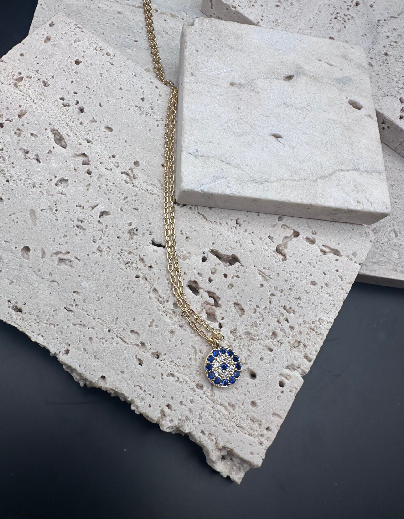 Evil Eye Necklace Gold