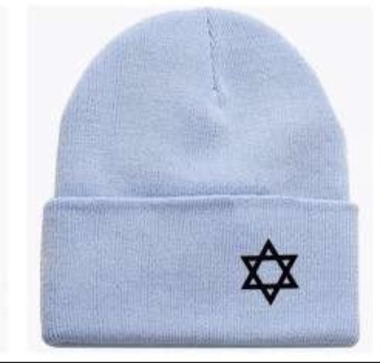 Am Israel Chai - Israel Star of David Beanie