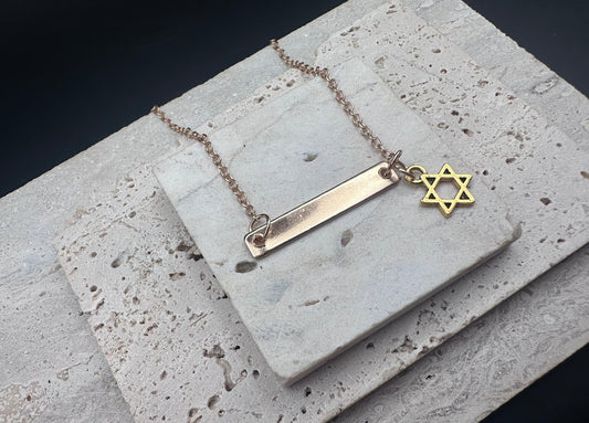 Multiway Gold Magen David Necklace